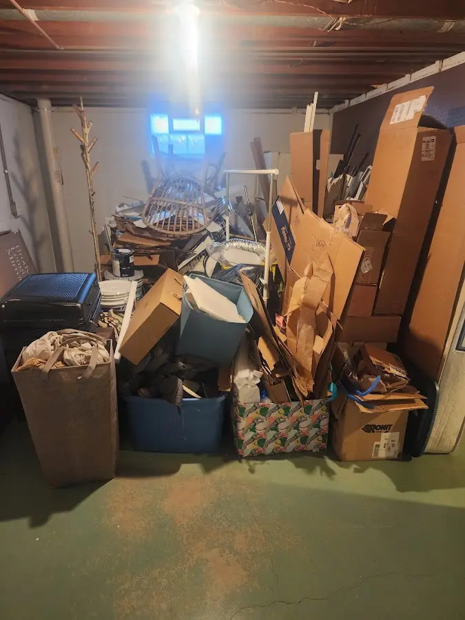 Roll-off dumpster container at job site for Construction Dumpster Rental in Tulsa